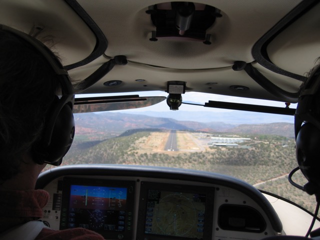 Landing at Sedona AZ